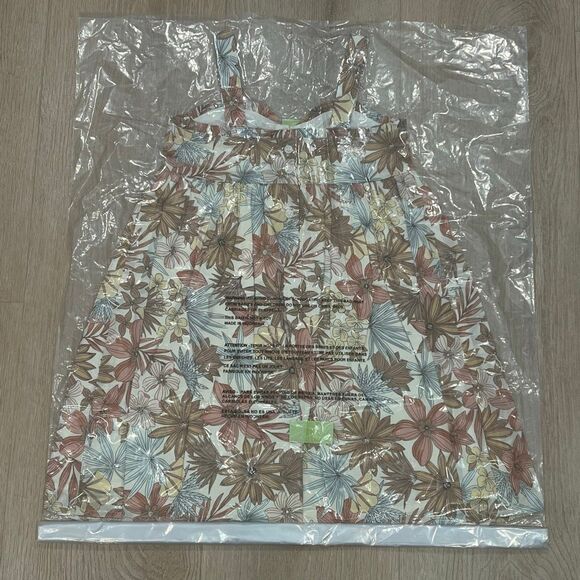 Janie and Jack Sun-washed Floral Sweetheart Cotton Summer Sundress, Girl’s 5 - Picture 6 of 9